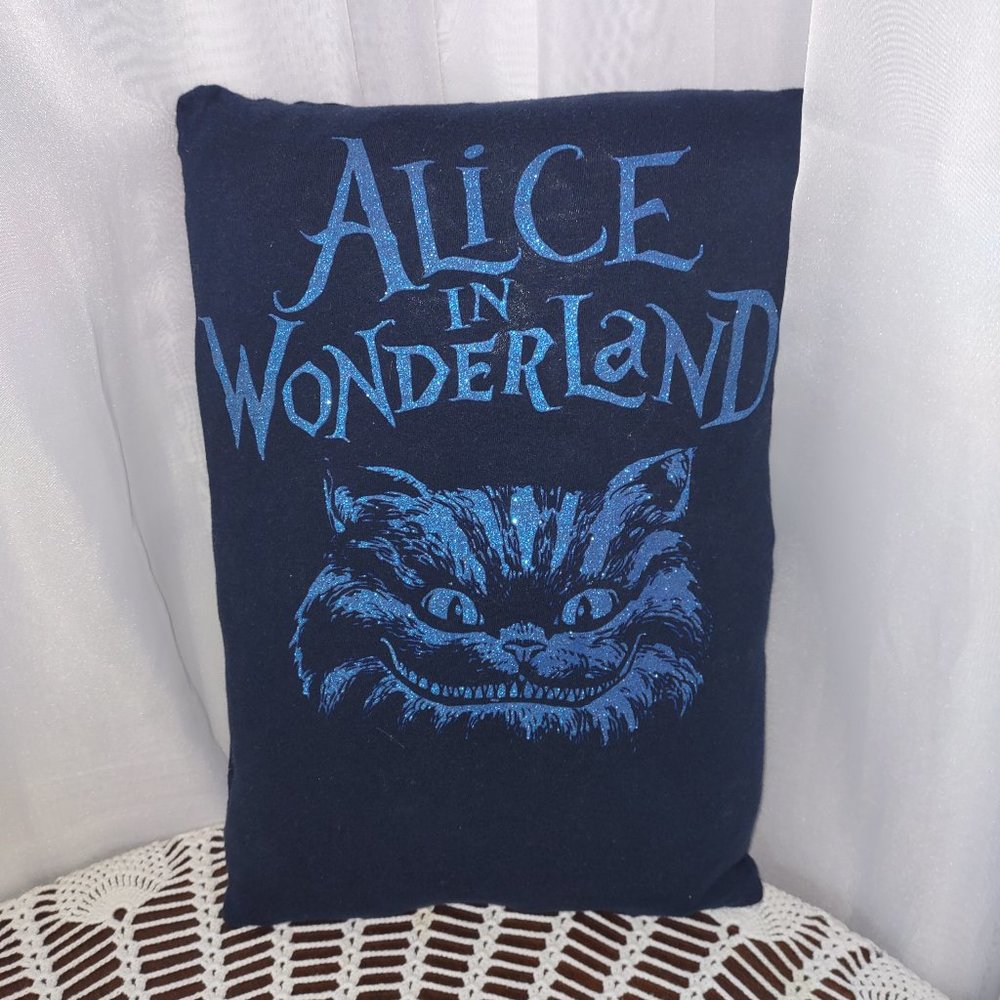 Rag Frog Revival Cheshire cat Throw pillow COVER ONLY size 11"x14"